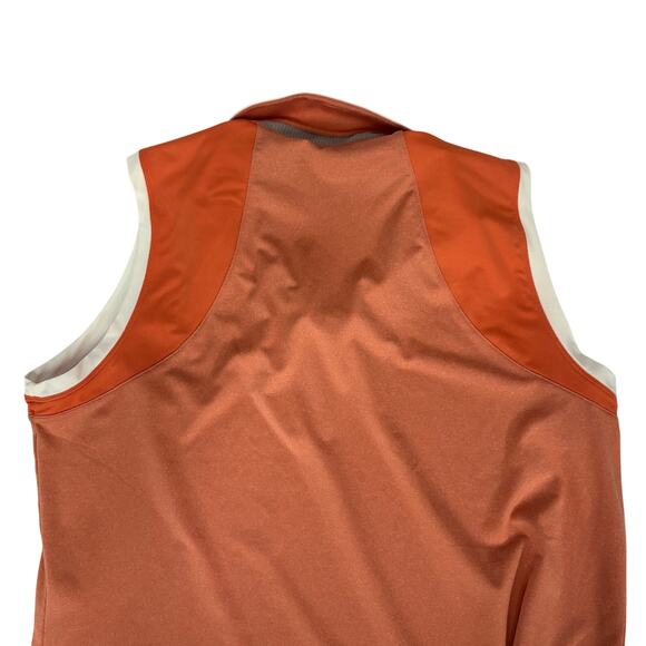 Nike Dri-FIT Golf Sleeveless Polo Tank Women’s XL Coral / White EUC - Picture 6 of 8